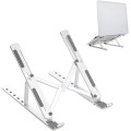 Ergonomischer, flexibler, faltbarer Laptop-Halter Anhebender Kühlhalter Rutschfester, verstellbarer, faltbarer Laptop-Ständer Aluminium